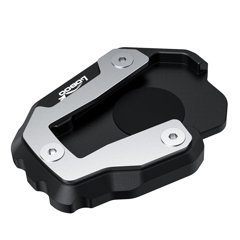 LOBOO Side Stand Extension for Honda Africa Twin CRF1100L - CNC Aluminum Kickstand Foot Enlarger Pad - LOBOO
