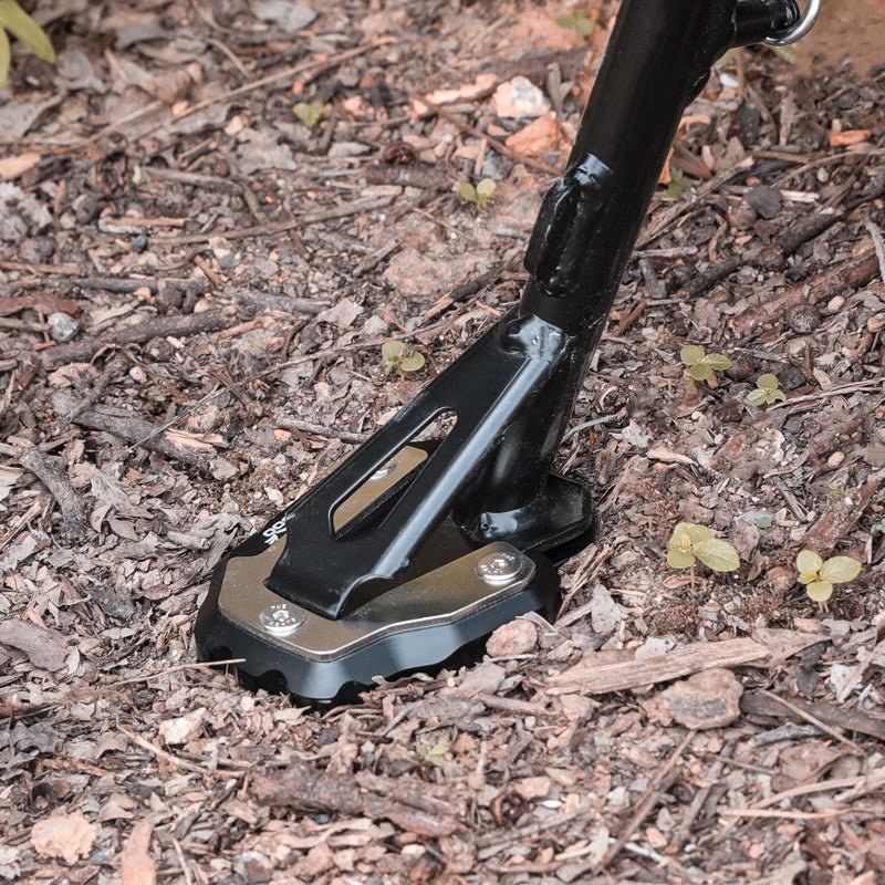 LOBOO Side Stand Extension for Honda Africa Twin CRF1100L - CNC Aluminum Kickstand Foot Enlarger Pad - LOBOO