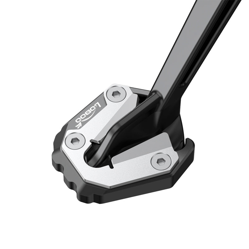 LOBOO Side Stand Extension for KTM 1290 Super Adventure S (2022+) | CNC Aluminum & Stainless Steel Pad - LOBOO