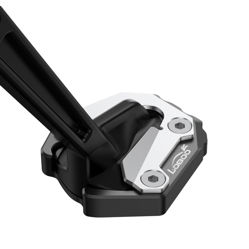 LOBOO Side Stand Extension for KTM 1290 Super Adventure S (2022+) | CNC Aluminum & Stainless Steel Pad - LOBOO