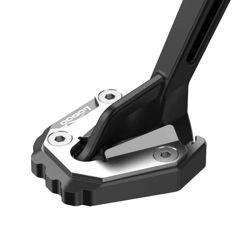 LOBOO Side Stand Extension for KTM 1290 Super Adventure S (2022+) | CNC Aluminum & Stainless Steel Pad - LOBOO