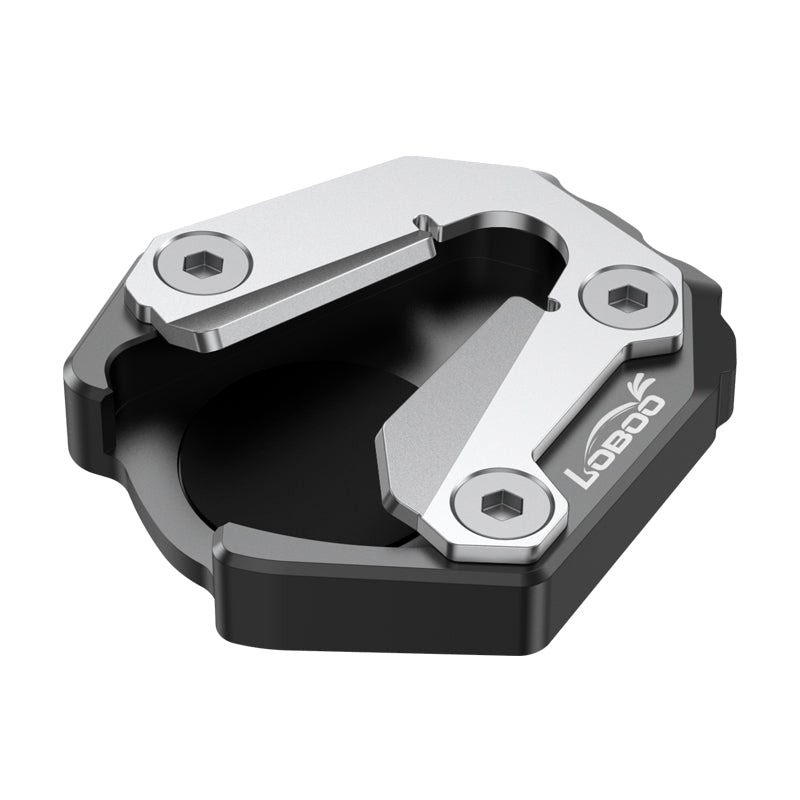 LOBOO Side Stand Extension for KTM 1290 Super Adventure S (2022+) | CNC Aluminum & Stainless Steel Pad - LOBOO