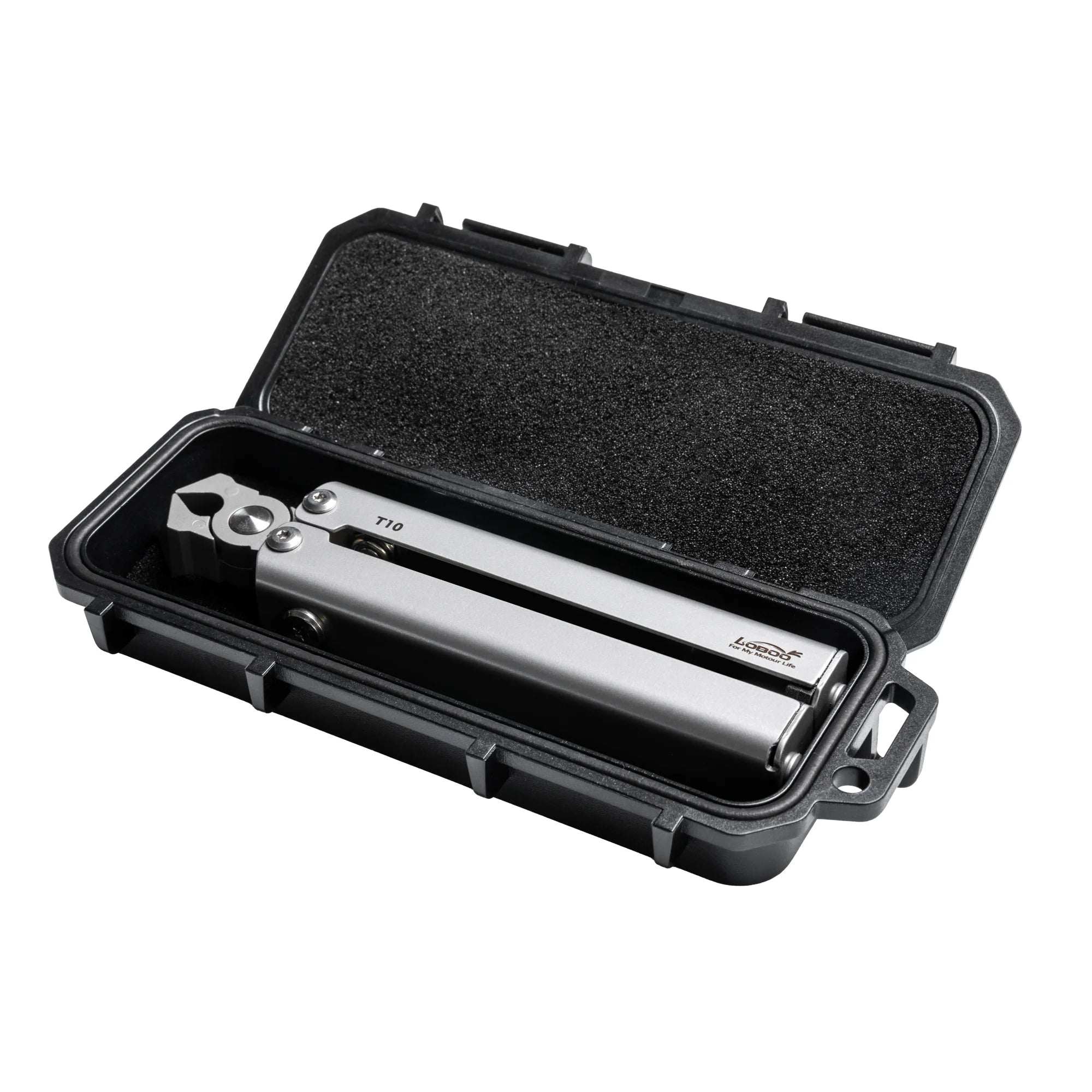 LOBOO T10 Tubeless Tire Repair Tool — Compact Modular Kit with Built - In Pliers & Waterproof Case for Motorcycle Adventure Touring - LOBOO