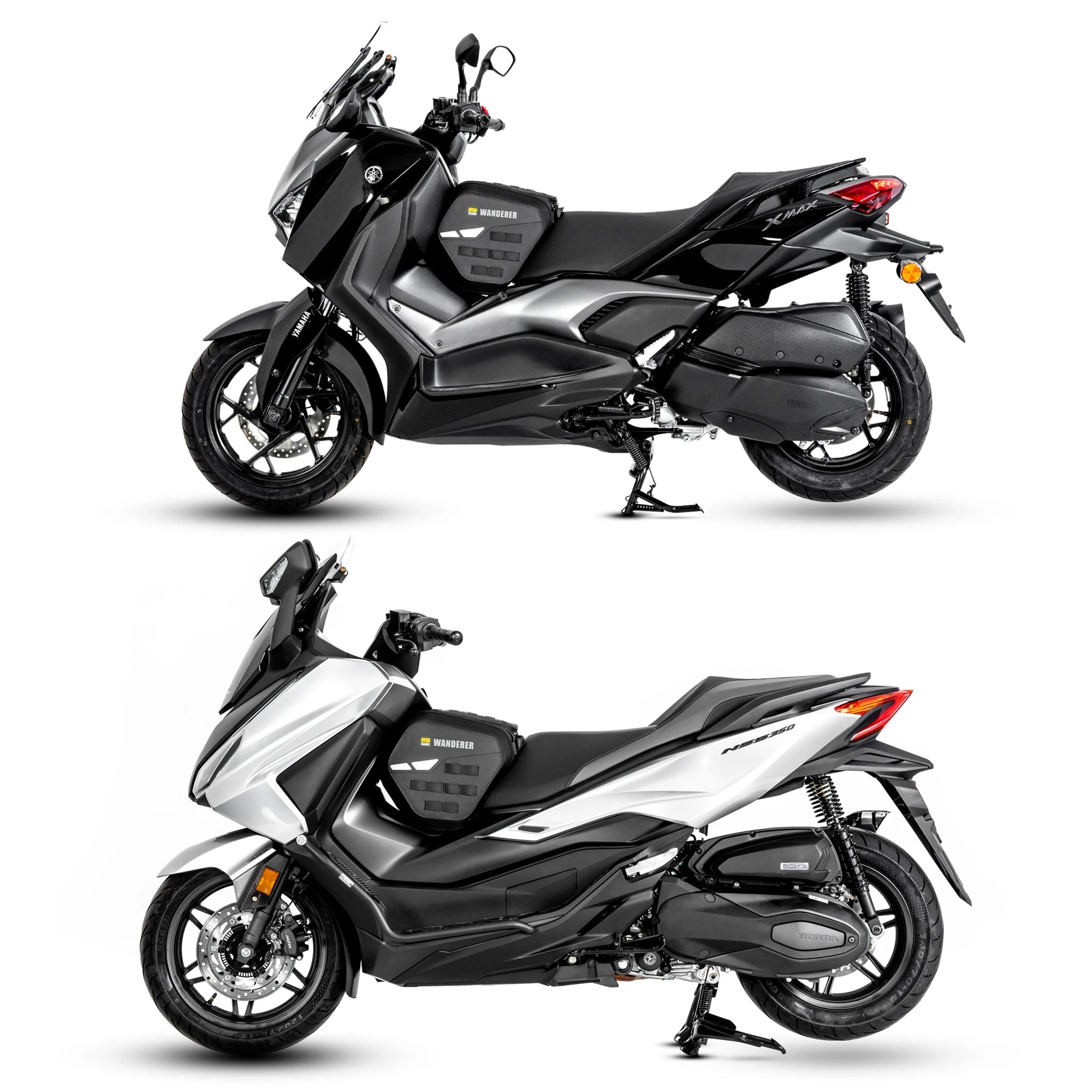 LOBOO WANDERER Series 15L Scooter Tunnel Bag - Tactical Pedal Storage Bag - Water Resistant with MOLLE System - LOBOO