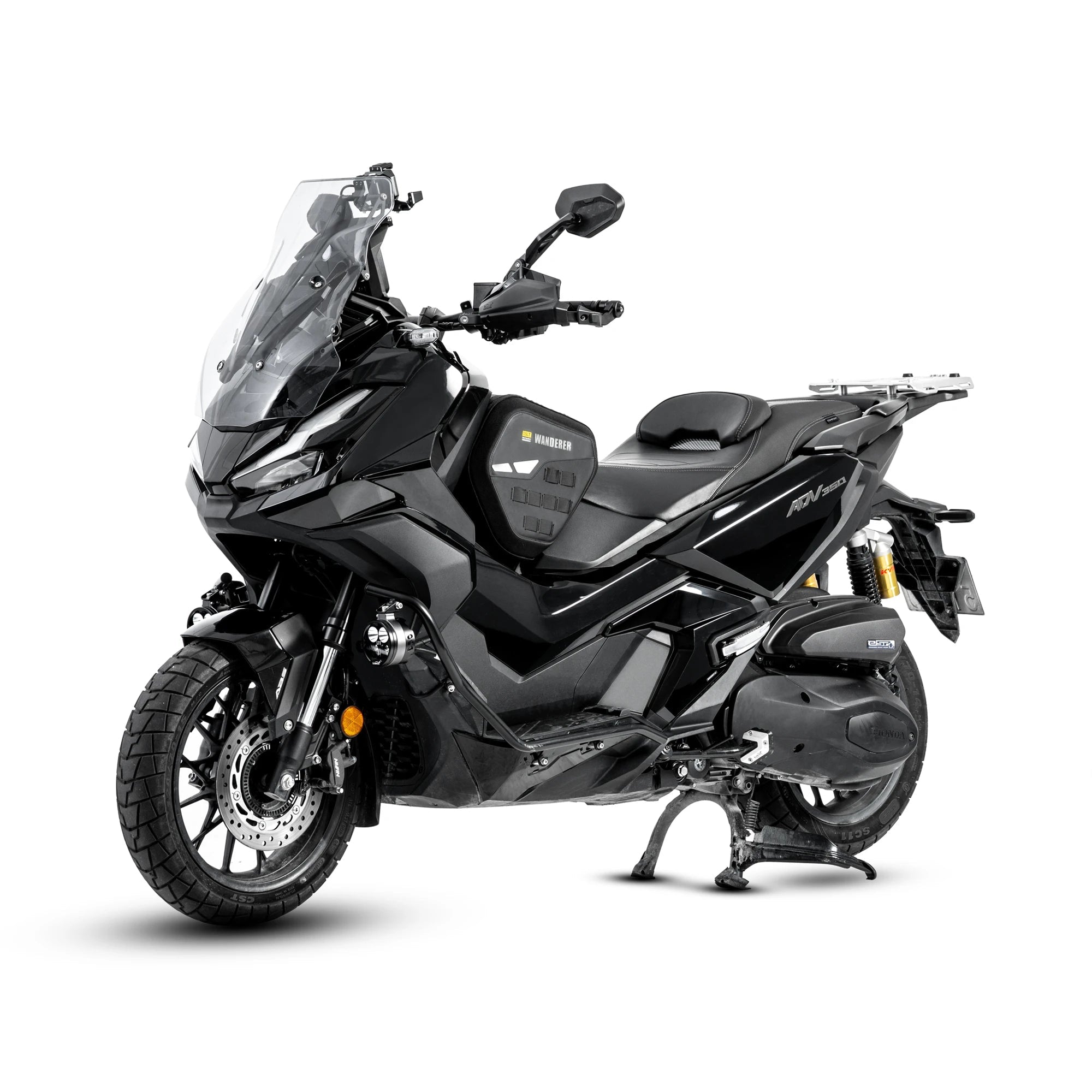 LOBOO WANDERER Series 15L Scooter Tunnel Bag - Tactical Pedal Storage Bag - Water Resistant with MOLLE System - LOBOO