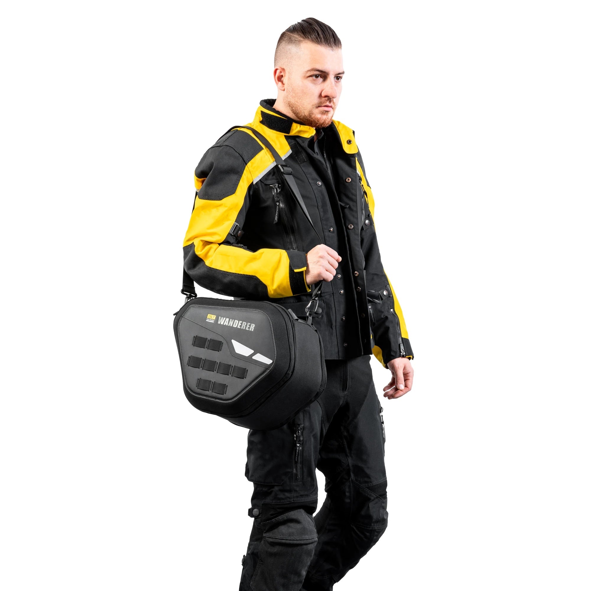 LOBOO WANDERER Series 15L Scooter Tunnel Bag - Tactical Pedal Storage Bag - Water Resistant with MOLLE System - LOBOO