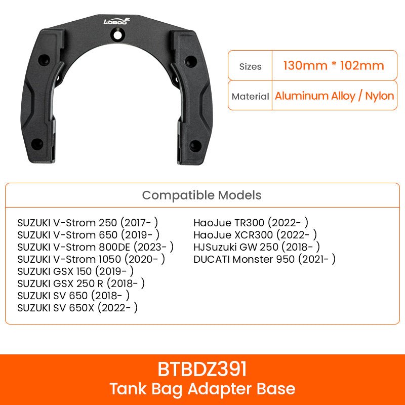 Motorcycle Tank Bag BTB10S - LOBOO