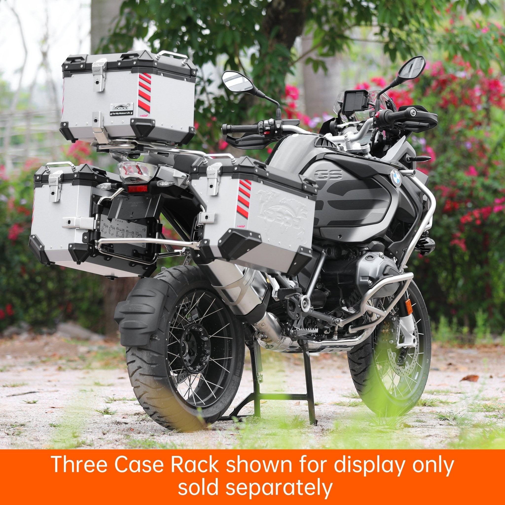 PIKE TRACKER Series Side Cases and Top Case - BMW R1250GS ADV/ R1200GS ADV - LOBOO