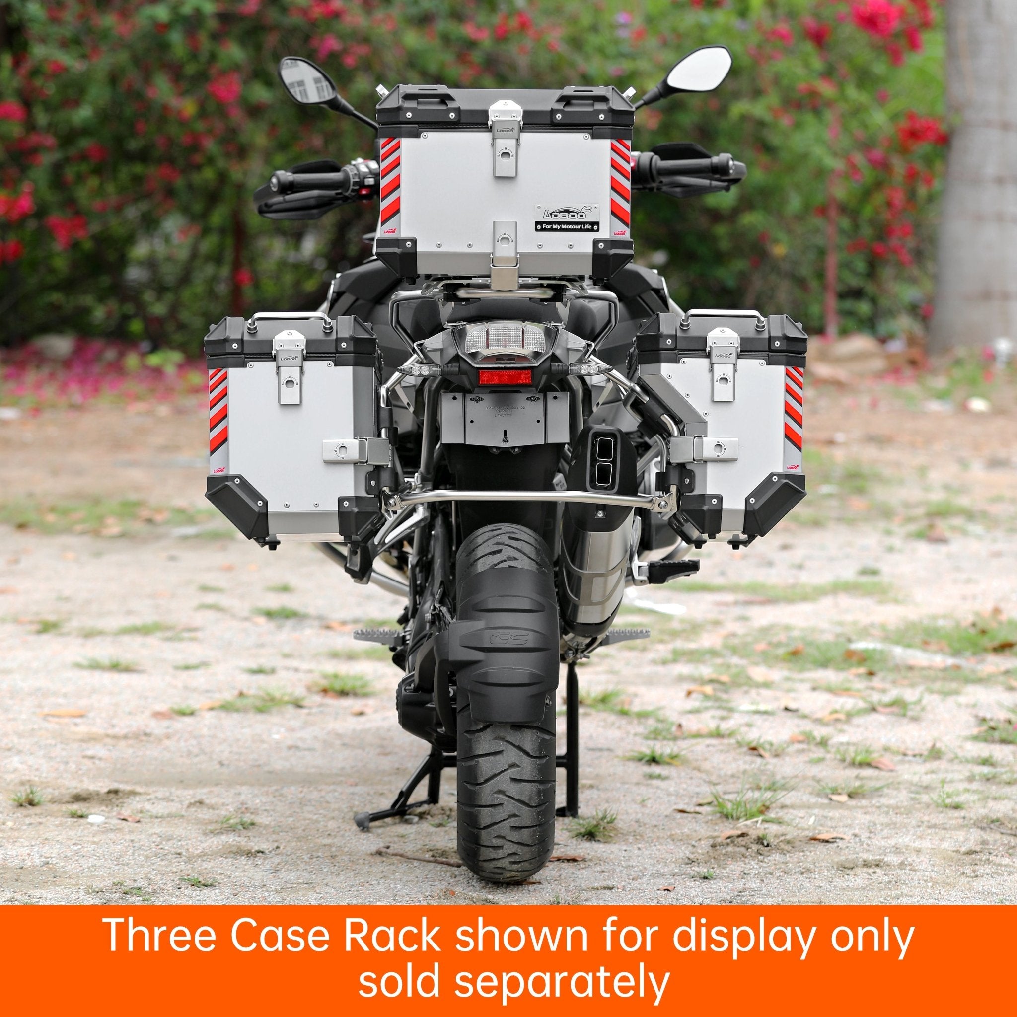 PIKE TRACKER Series Side Cases and Top Case - BMW R1250GS ADV/ R1200GS ADV - LOBOO