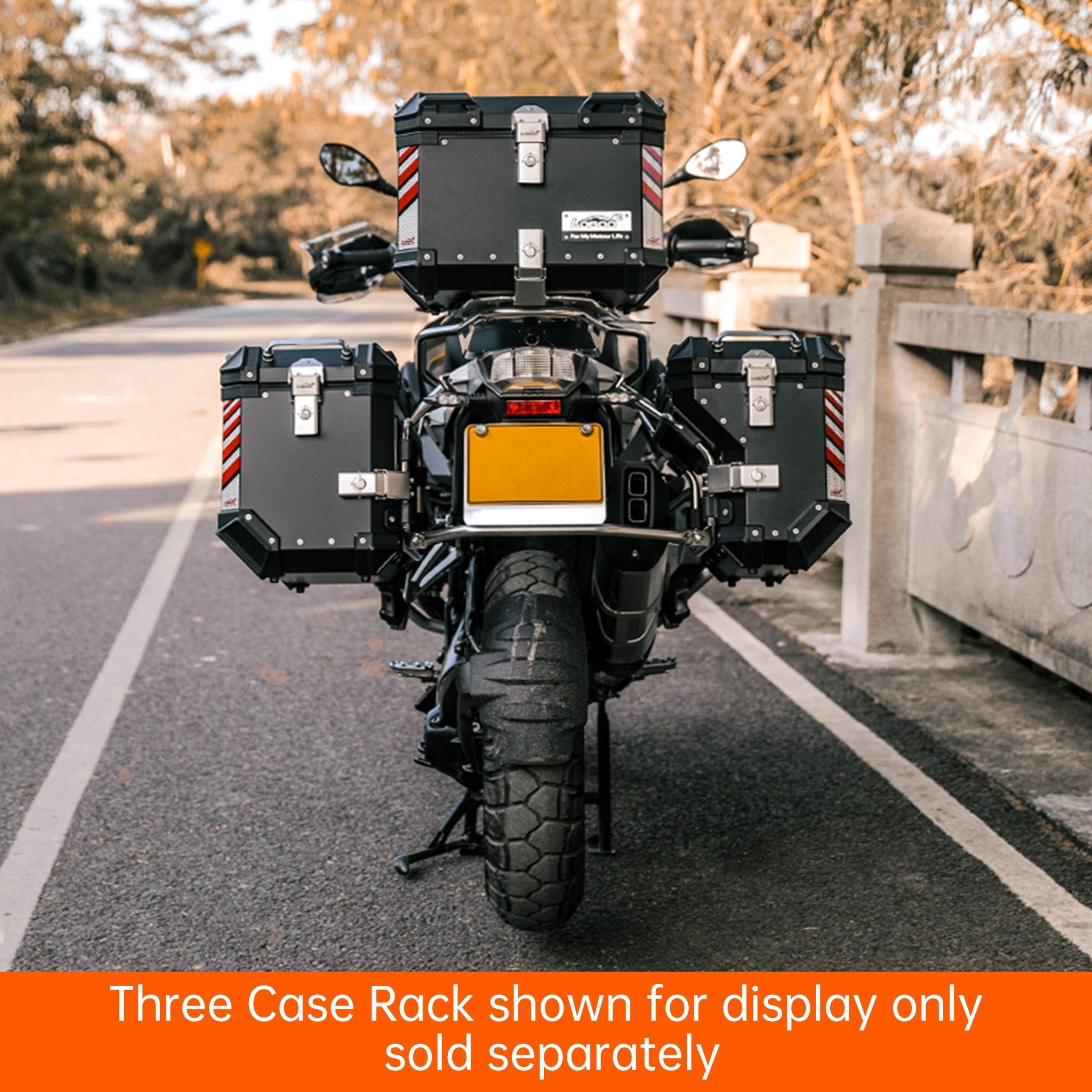 PIKE TRACKER Series Side Cases and Top Case - BMW R1250GS ADV/ R1200GS ADV - LOBOO