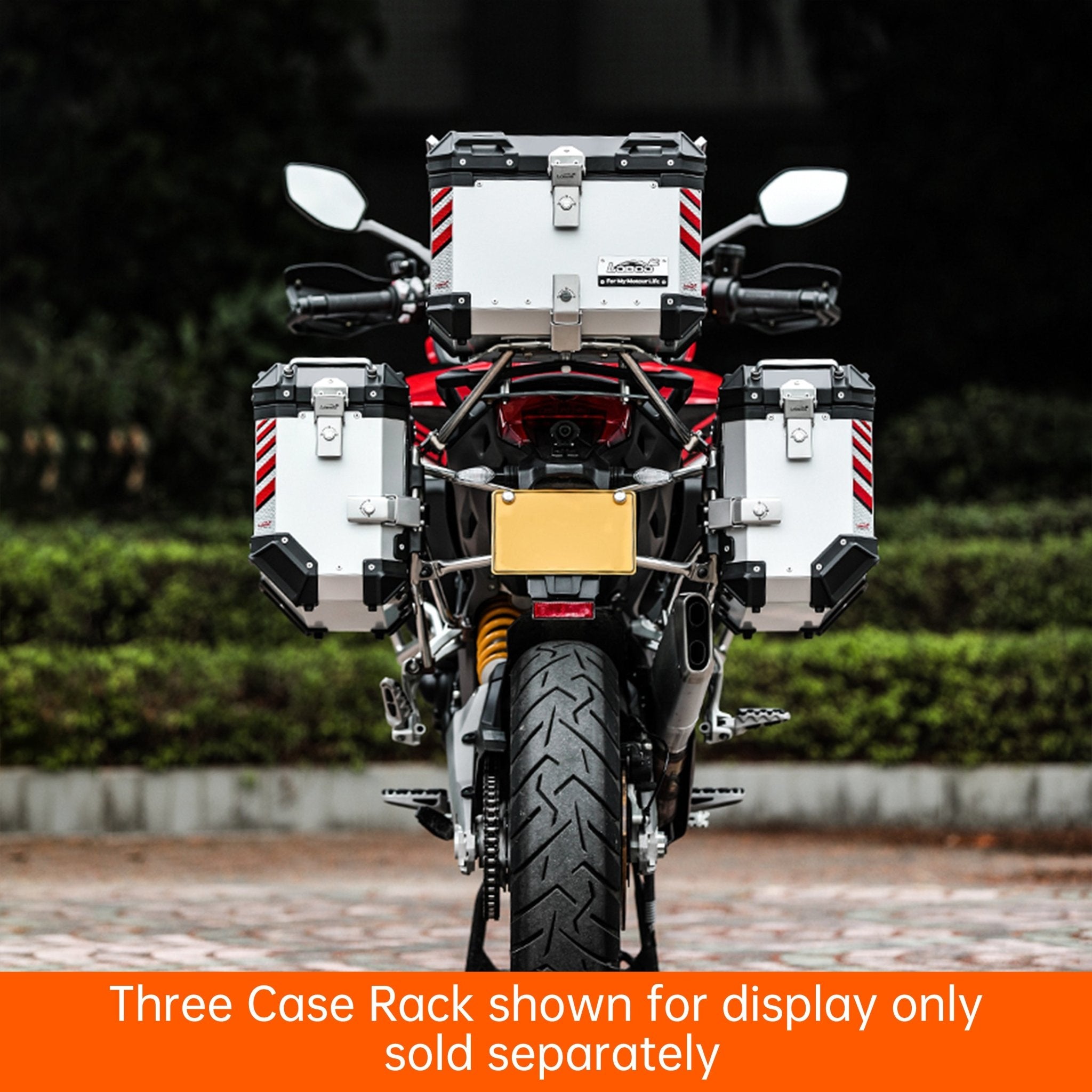 PIKE TRACKER Series Side Cases and Top Case - DUCATI MTS1260Enduro (2018 - ) - LOBOO