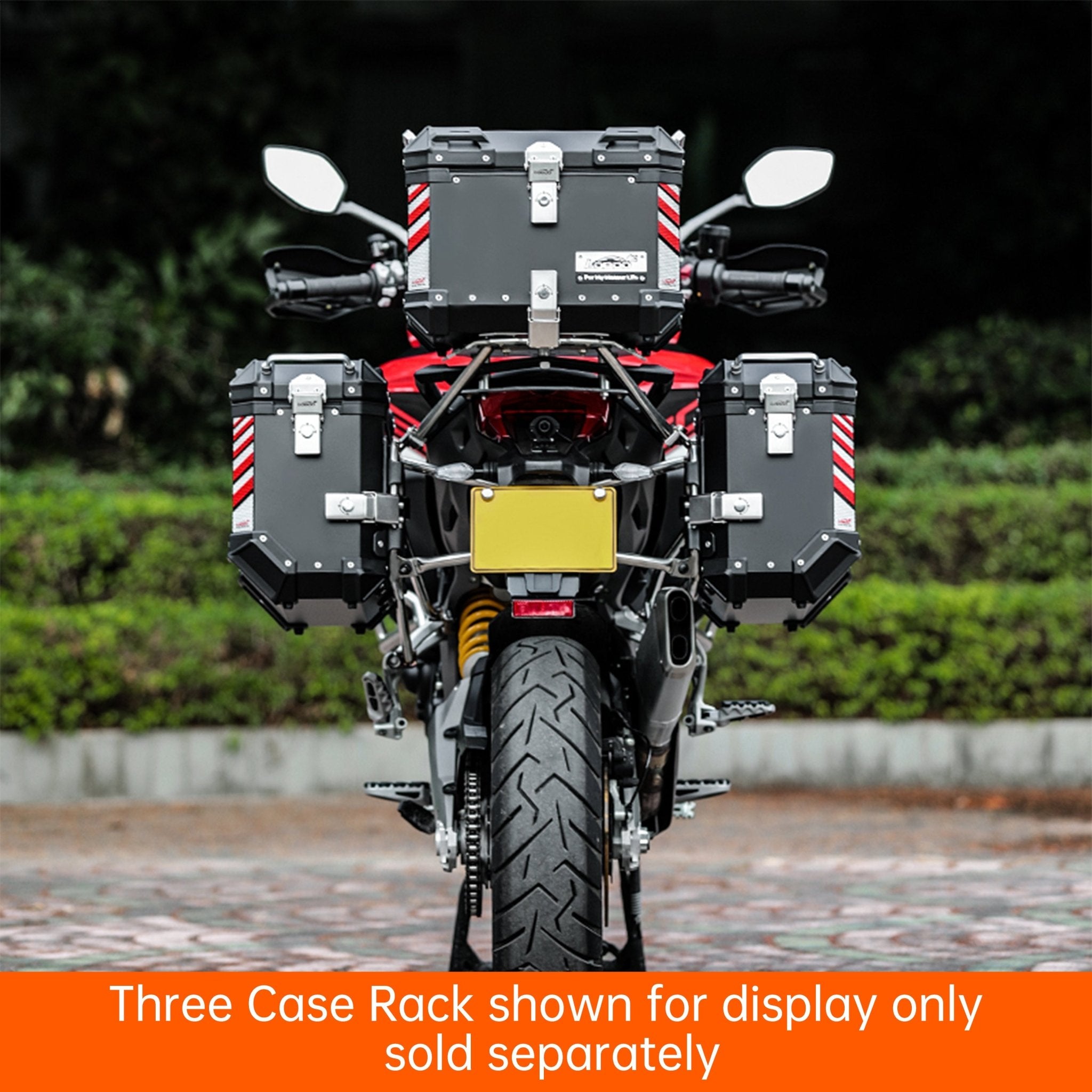 PIKE TRACKER Series Side Cases and Top Case - DUCATI MTS1260Enduro (2018 - ) - LOBOO