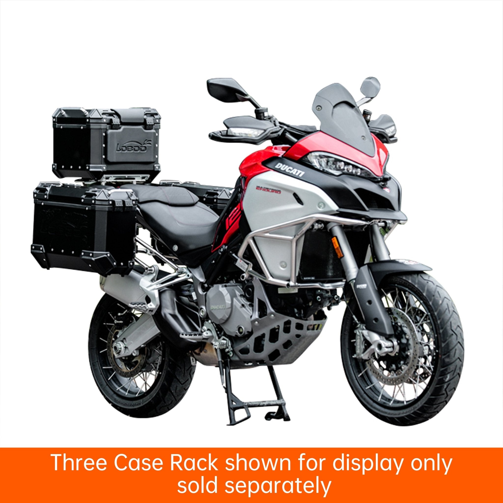 PIKE TRACKER Series Side Cases and Top Case - DUCATI MTS1260Enduro (2018 - ) - LOBOO