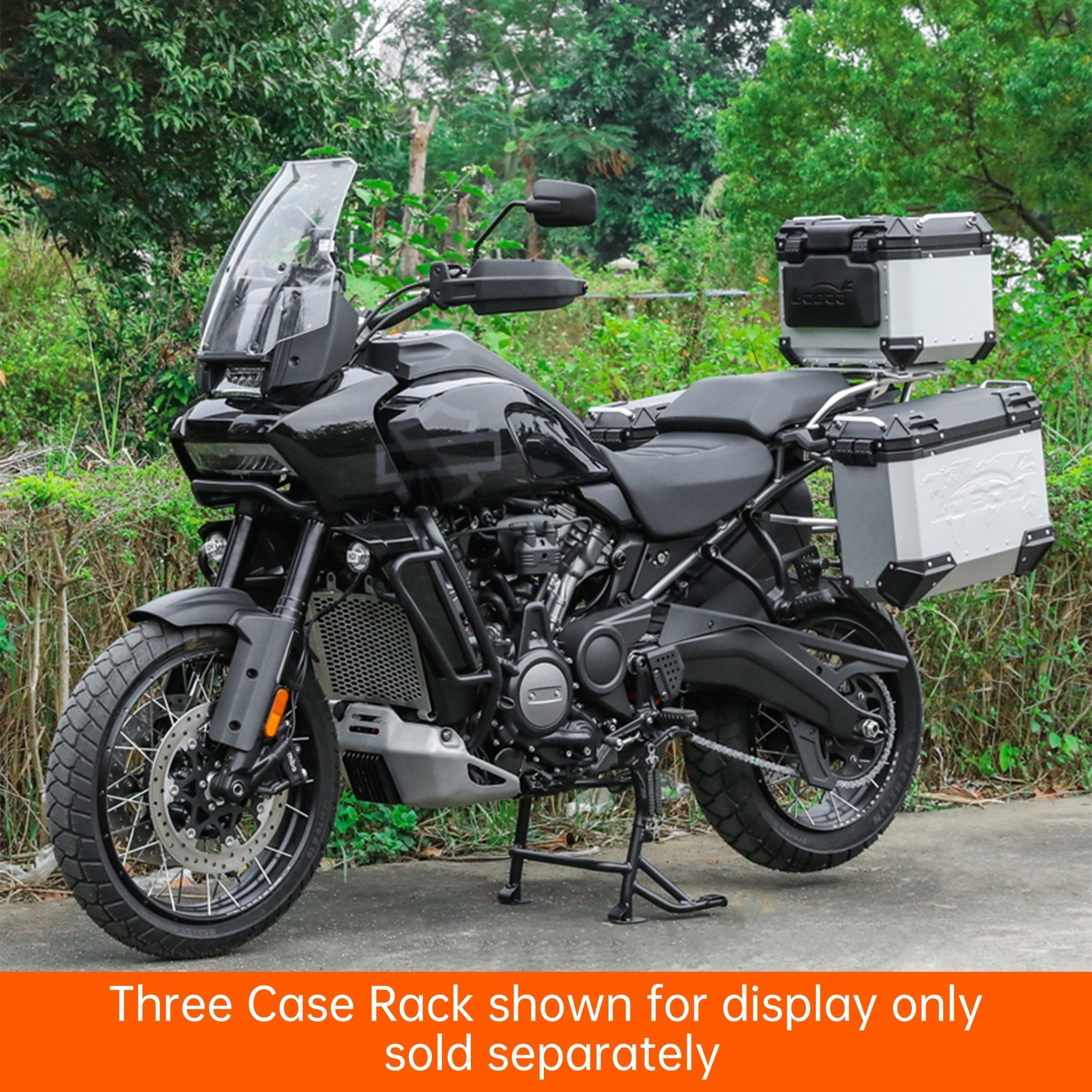 PIKE TRACKER Series Side Cases and Top Case - Harley - Davidson Pan America 1250 (2021 - ) - LOBOO