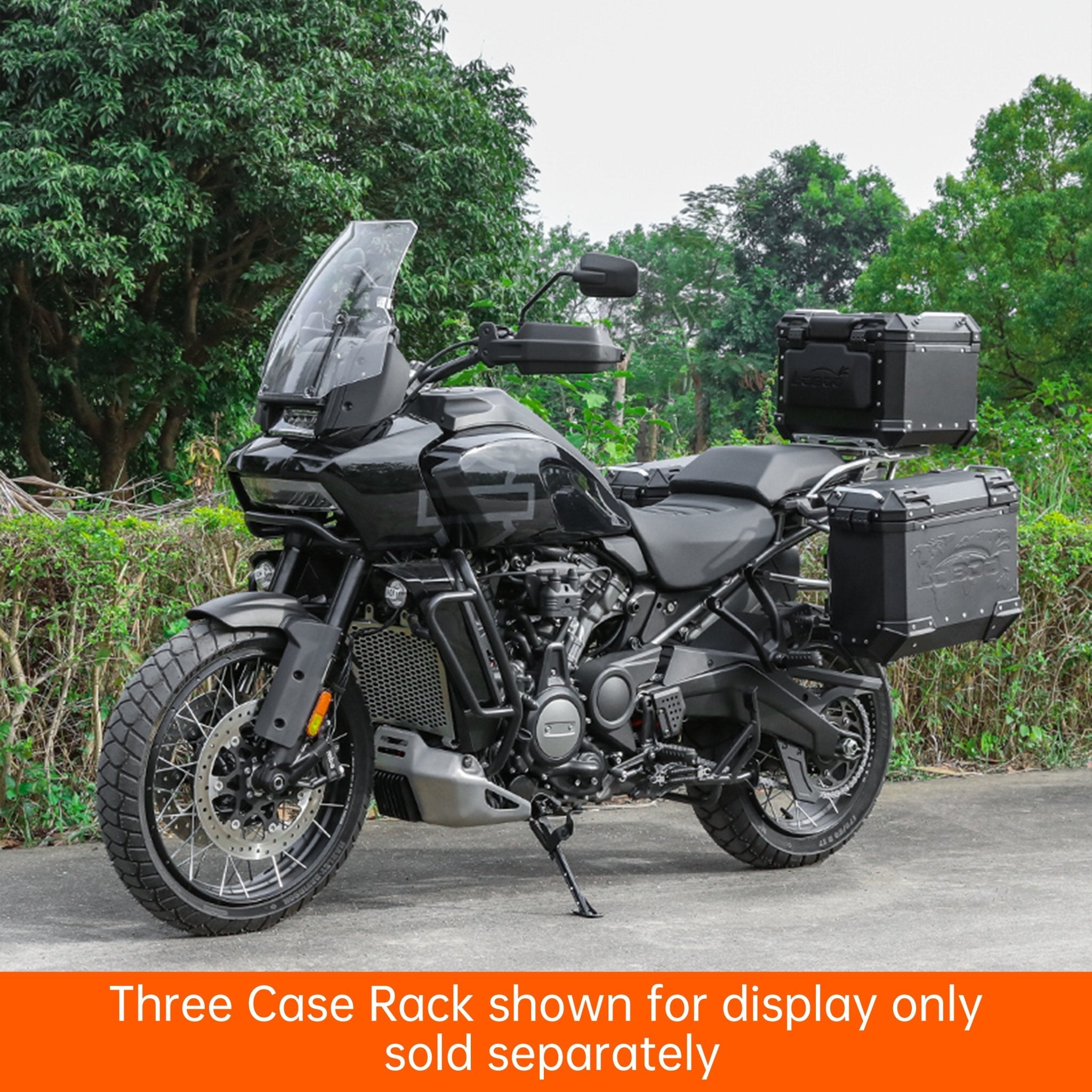 PIKE TRACKER Series Side Cases and Top Case - Harley - Davidson Pan America 1250 (2021 - ) - LOBOO