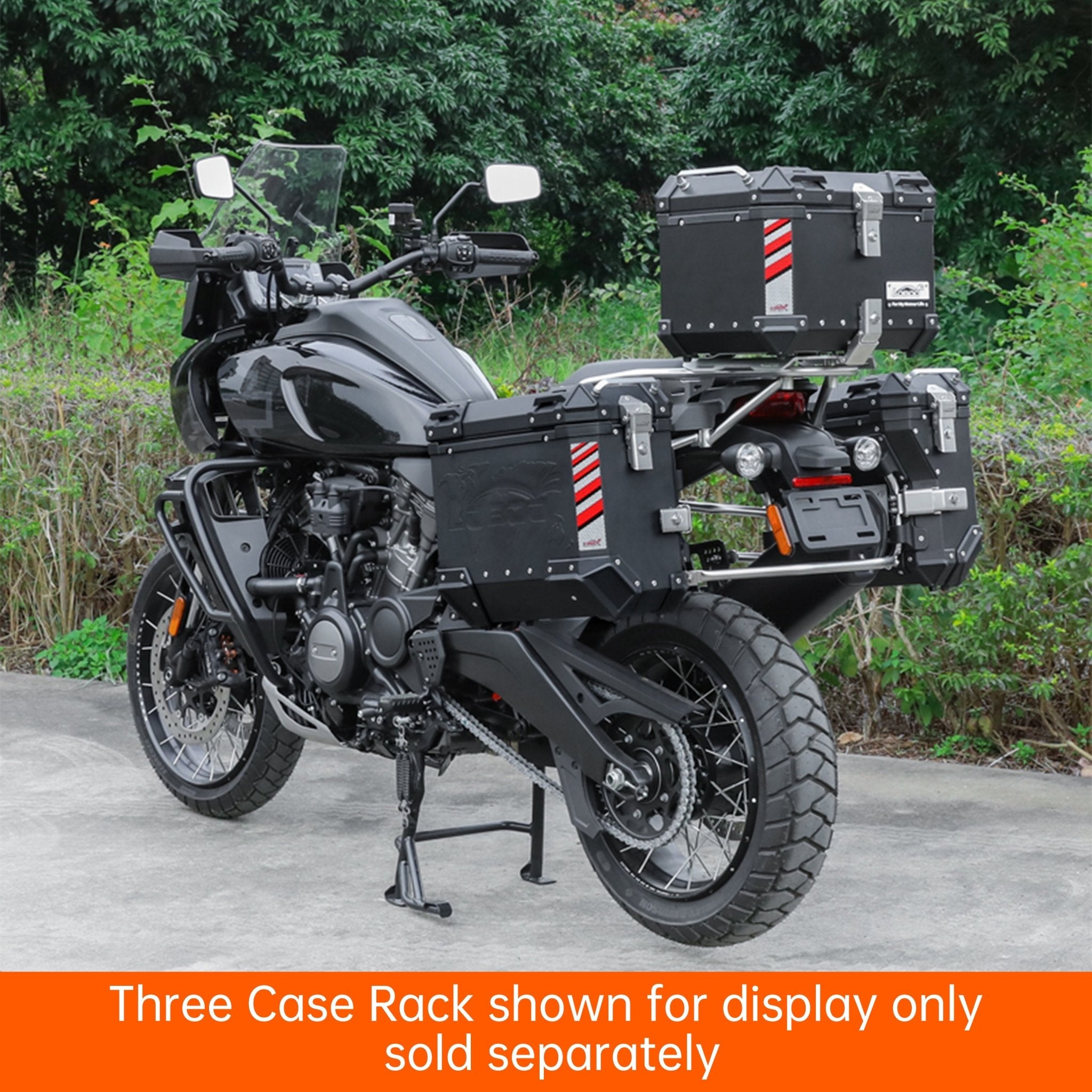 PIKE TRACKER Series Side Cases and Top Case - Harley - Davidson Pan America 1250 (2021 - ) - LOBOO