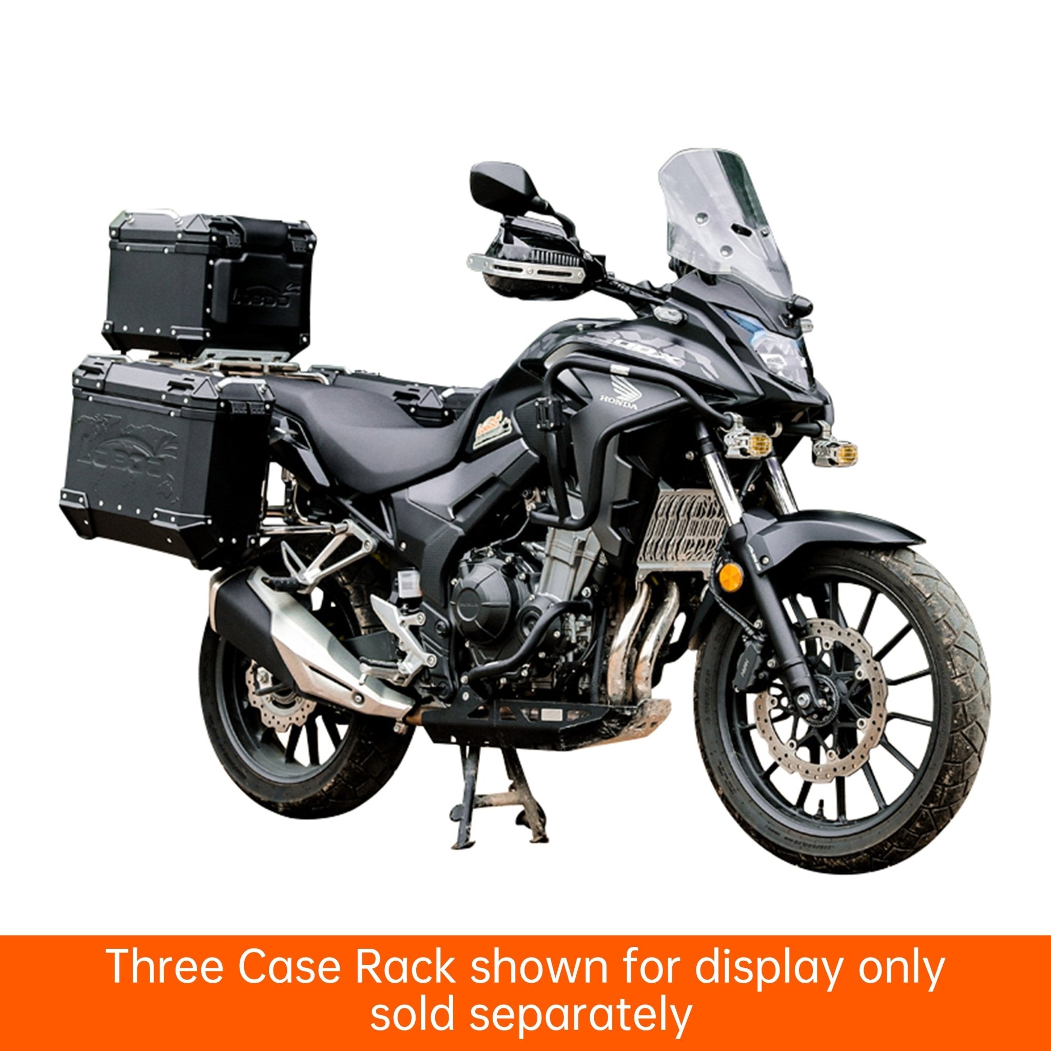 PIKE TRACKER Series Side Cases and Top Case - HONDA CB400X (2021 - ) - CB500X (2019 - ) - NX400(2024 - ) - LOBOO