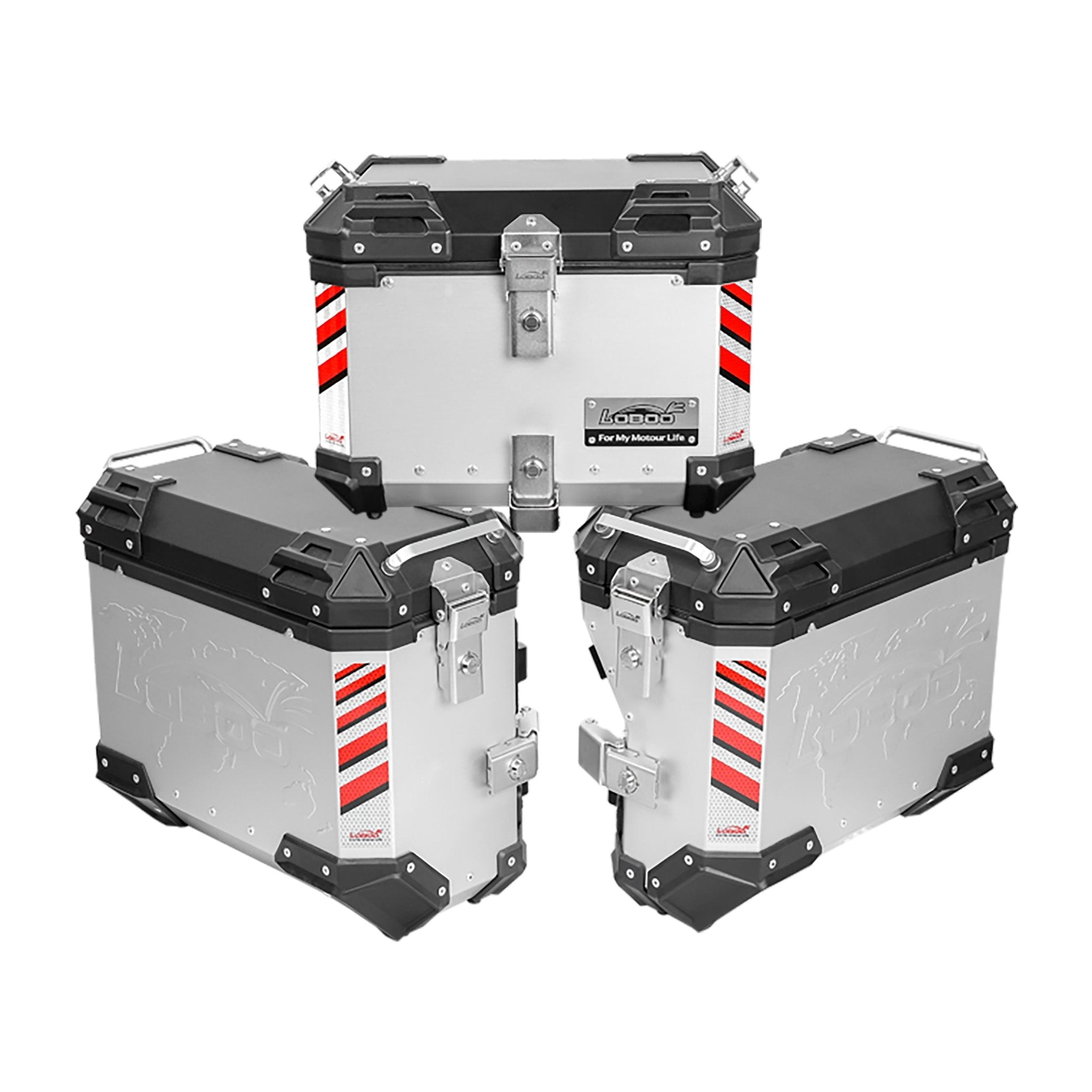 PIKE TRACKER Series Side Cases and Top Case - KTM 790 Adventure (2019 - ) - LOBOO