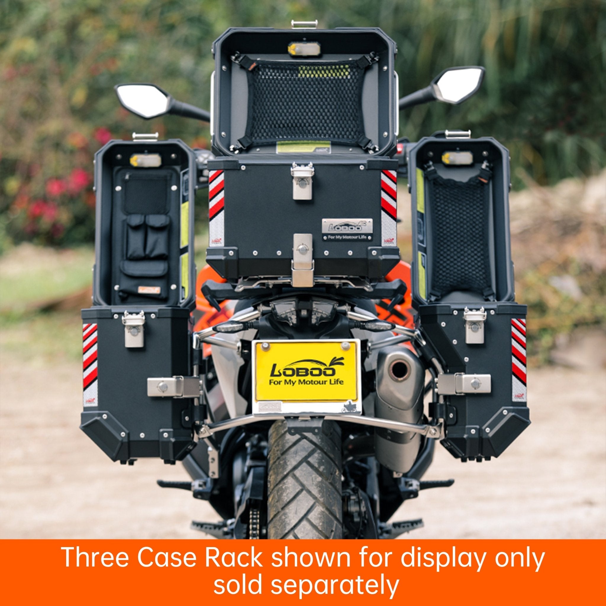 PIKE TRACKER Series Side Cases and Top Case - KTM 790 Adventure (2019 - ) - LOBOO