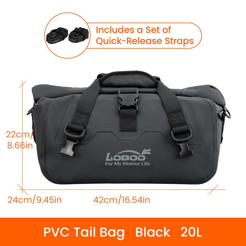 PVC Tail Bag - BWB20PBK - LOBOO