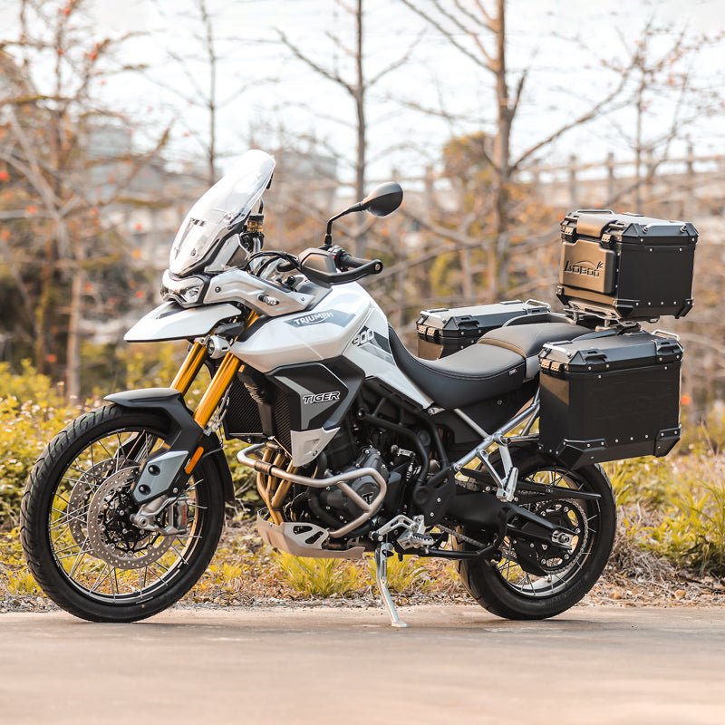 Triumph Tiger 900 / Tiger 850 Side Case Rack | LOBOO JP91B | Fits P35L-BK P30R-BK P35L-SL P30R-SL & Wanderer BCB3040TBK - LOBOO