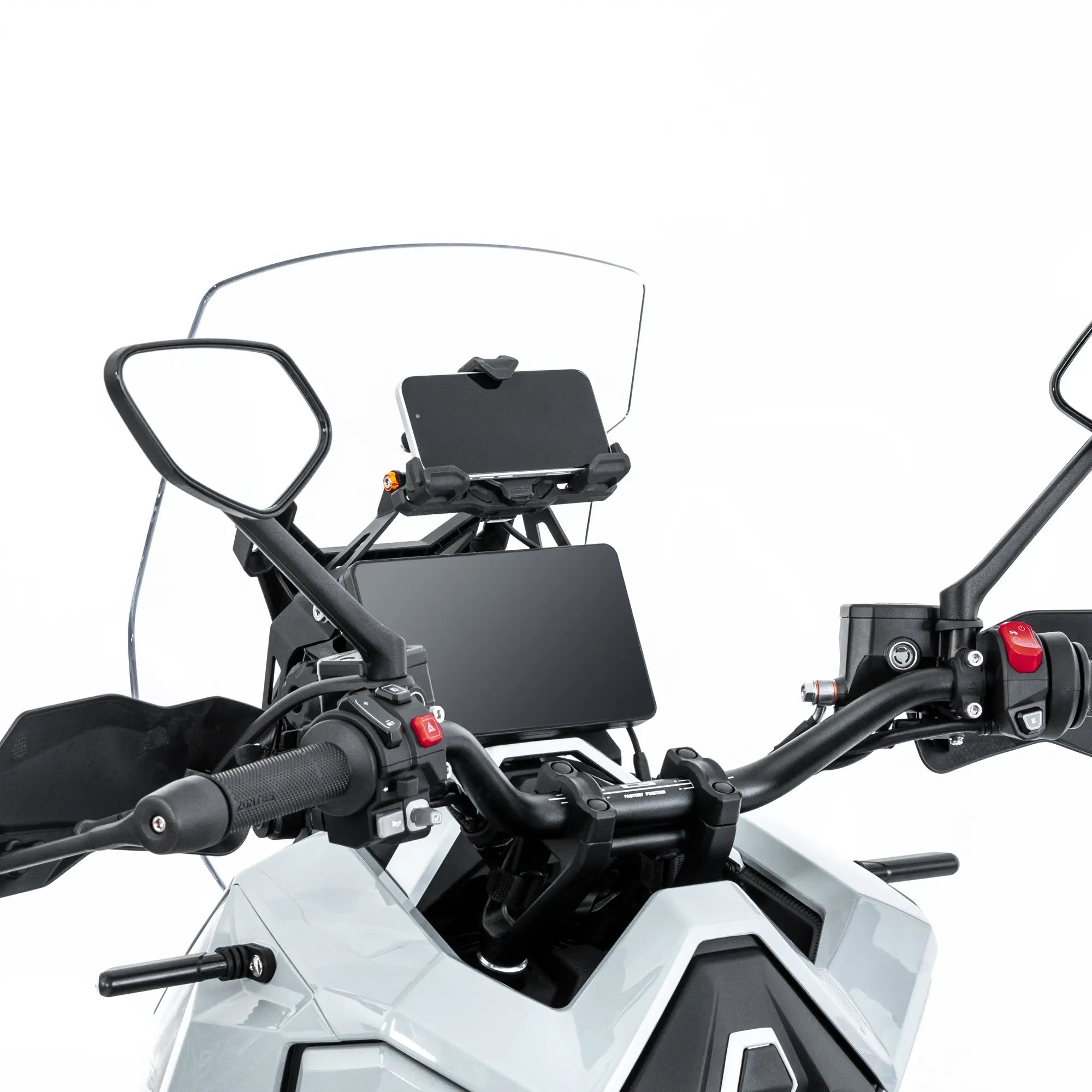 Zontes 368G GPS Mount (2025+) | No - Drill Navigation Bar 12mm - LOBOO