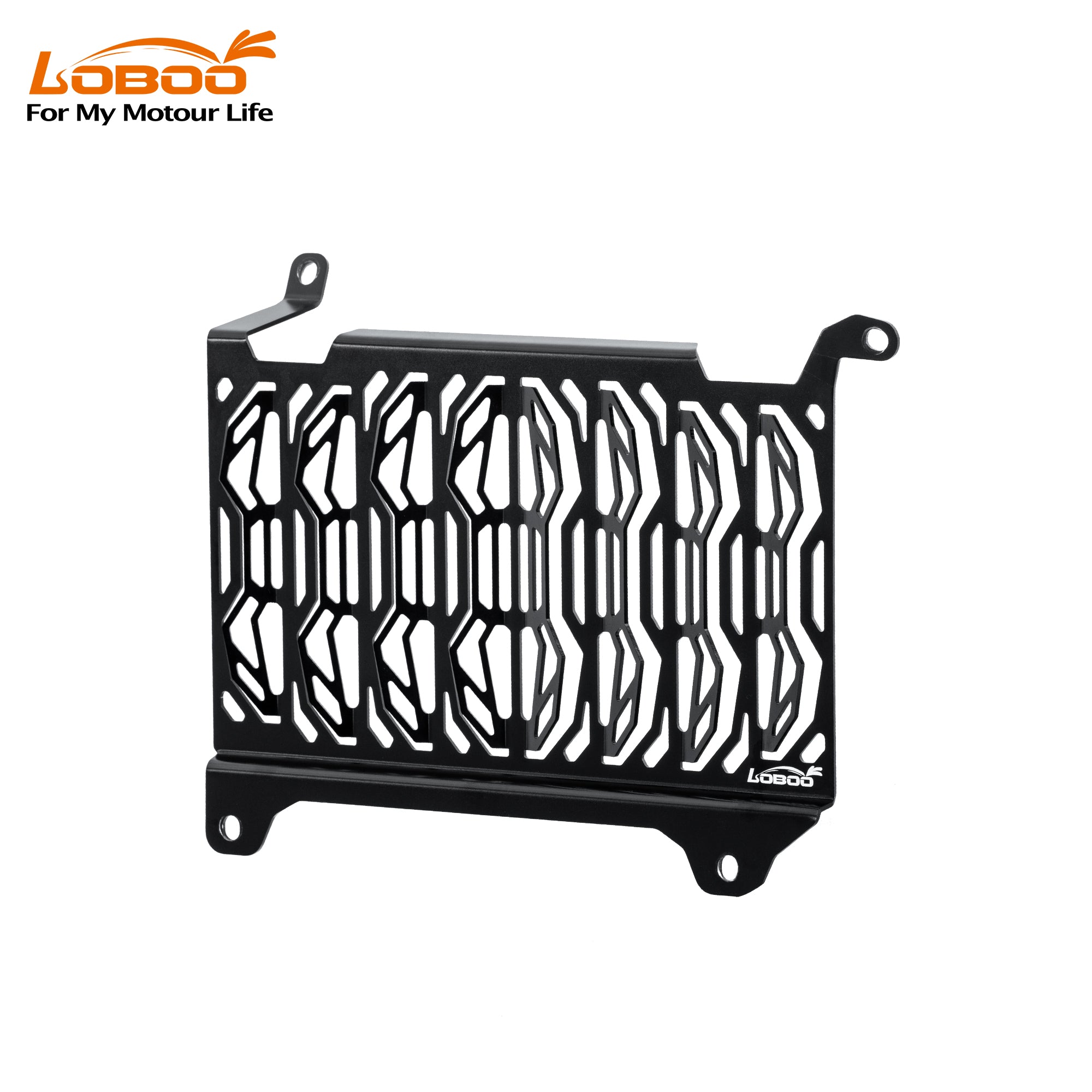 LOBOO Aluminum Radiator Guard for Honda NX500 2026 - Photo 13