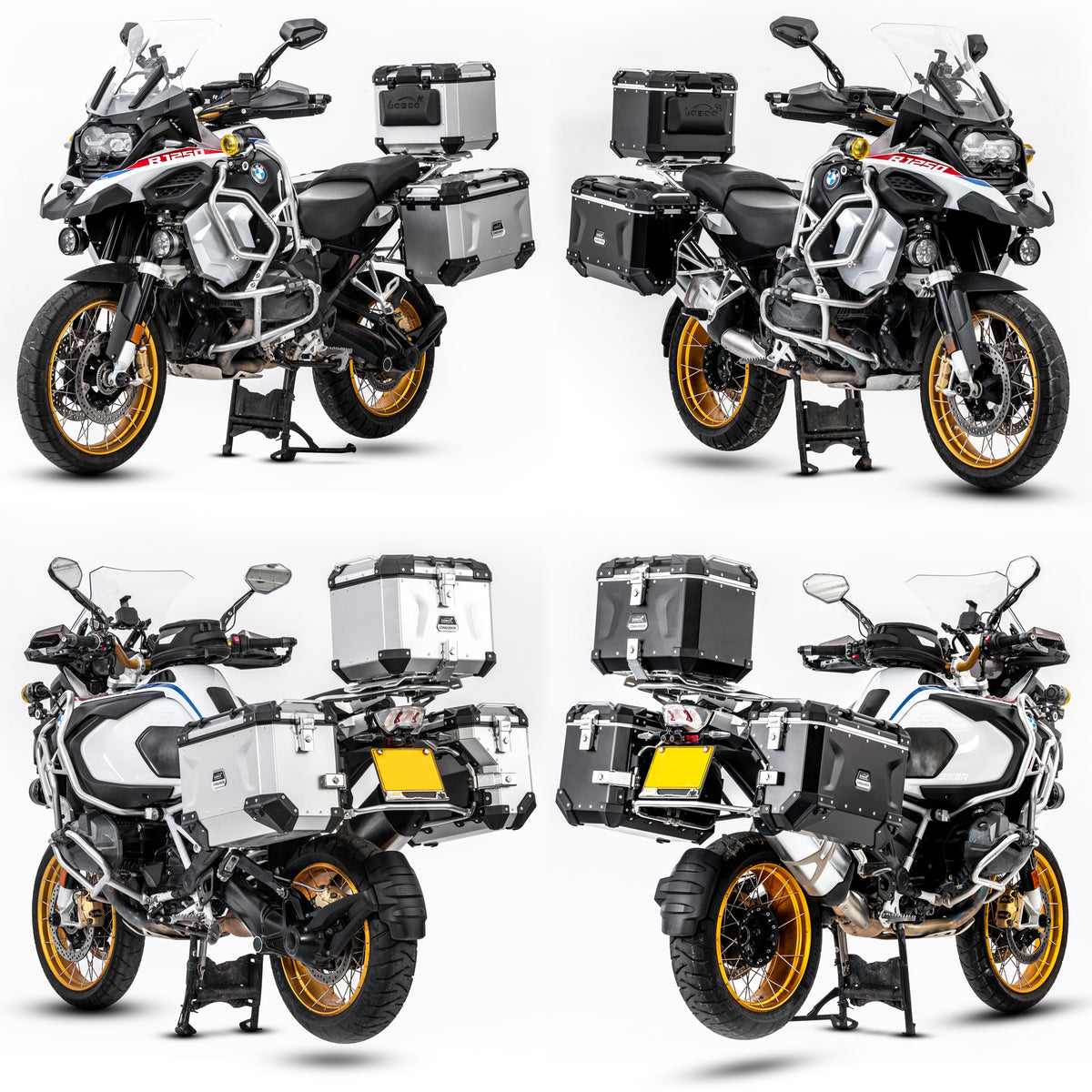 ระบบกระเป๋าเดินทางมอเตอร์ไซค์อลูมิเนียม LOBOO CONQUEROR | BMW R1300GS / R1300GS Adventure