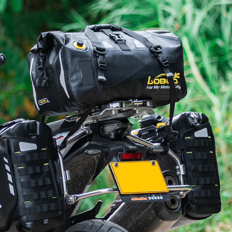 LOBOO Waterproof Motorcycle Duffel Bag - 40L/50L/66L/90L Air Valve