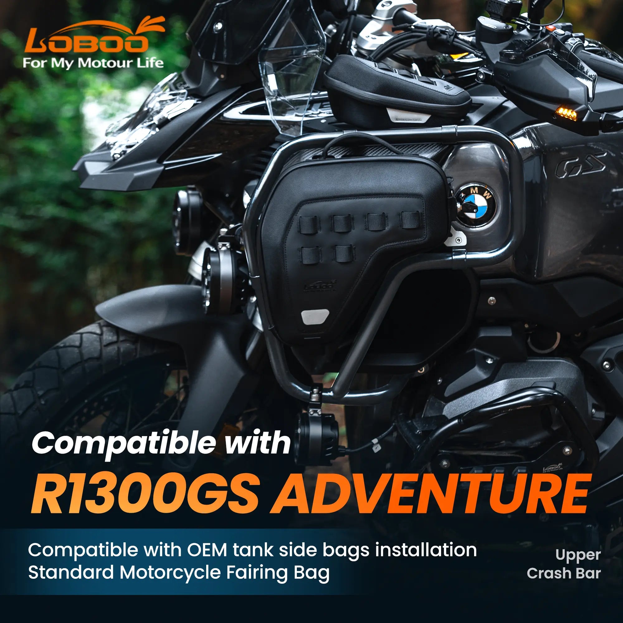LOBOO obere Sturzbügel für BMW R1300GS Adventure (2024-)