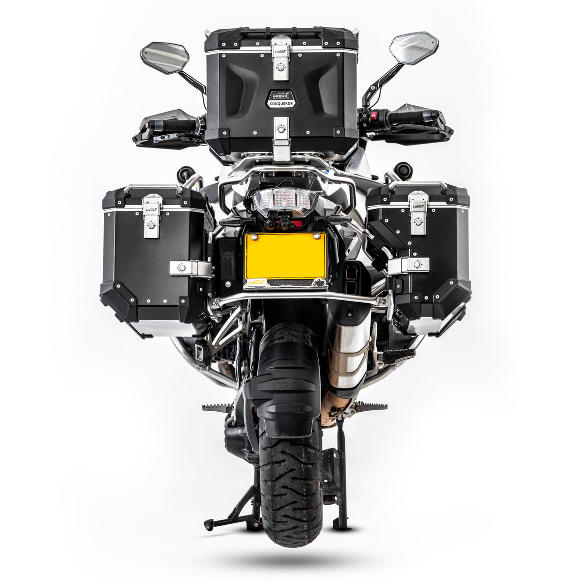 ระบบกระเป๋าเดินทางมอเตอร์ไซค์อลูมิเนียม LOBOO CONQUEROR | BMW R1300GS / R1300GS Adventure