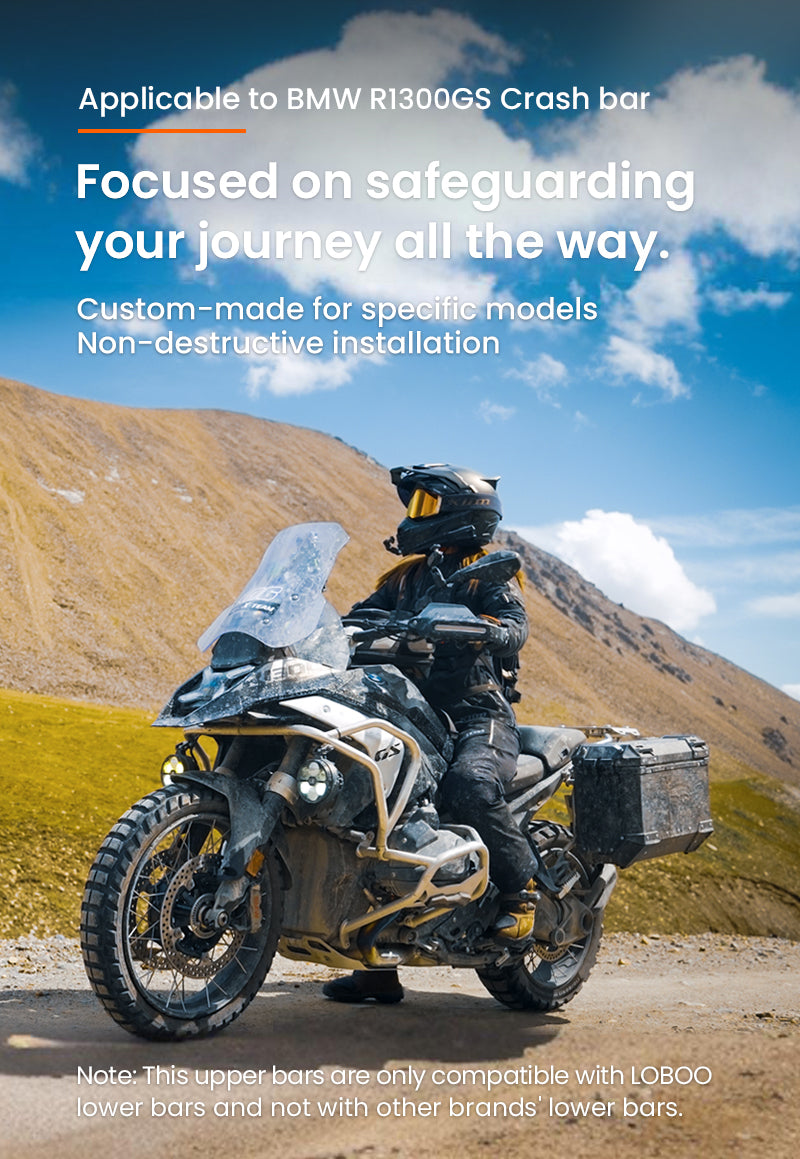 Equipped with replaceable Nylon/Silicone cushion modules that absorb impact energy and protect the bars from scratches.