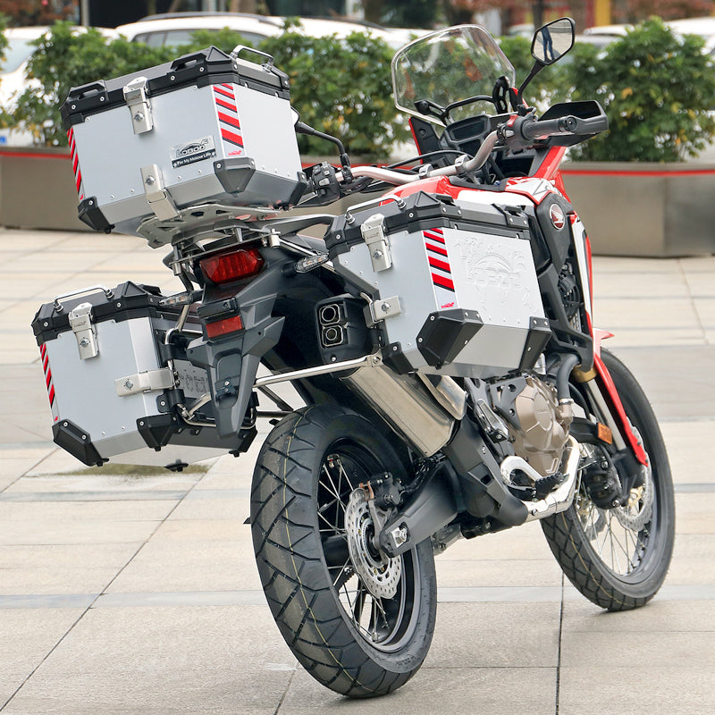 PIKE TRACKER Series Side Cases and Top Case-HONDA CRF1000L ADV (2019)