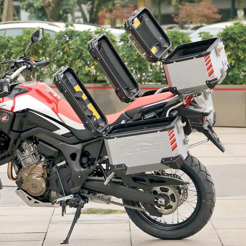 PIKE TRACKER Series Side Cases and Top Case-HONDA CRF1000L ADV (2019)