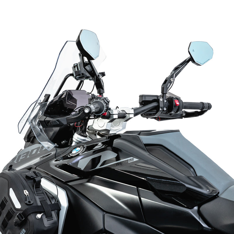 LOBOO Foldable Motorcycle Rearview Mirrors for BMW R1300GS / R1300GS ADV | Anti-Glare (RM02-1300)