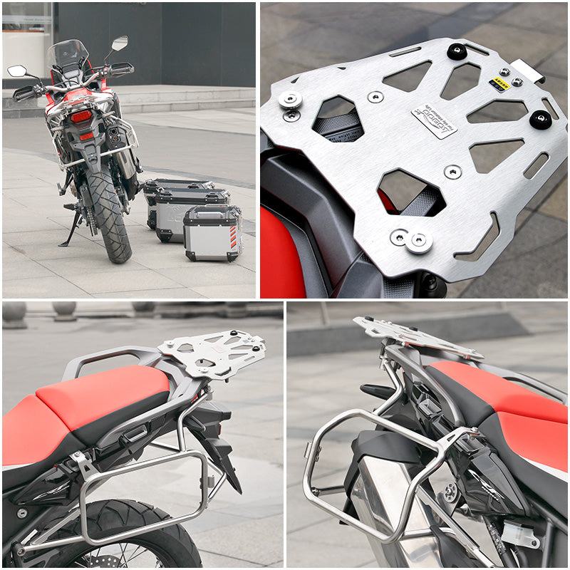 PIKE TRACKER Series Side Cases and Top Case-HONDA CRF1000L ADV (2019)