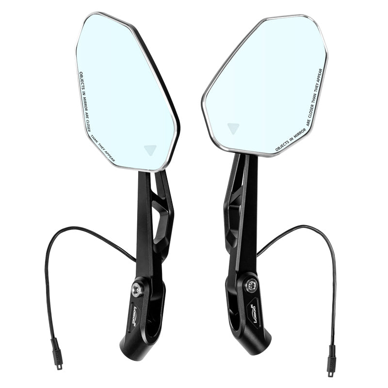 LOBOO Foldable Motorcycle Rearview Mirrors for BMW R1300GS / R1300GS ADV | Anti-Glare (RM02-1300)