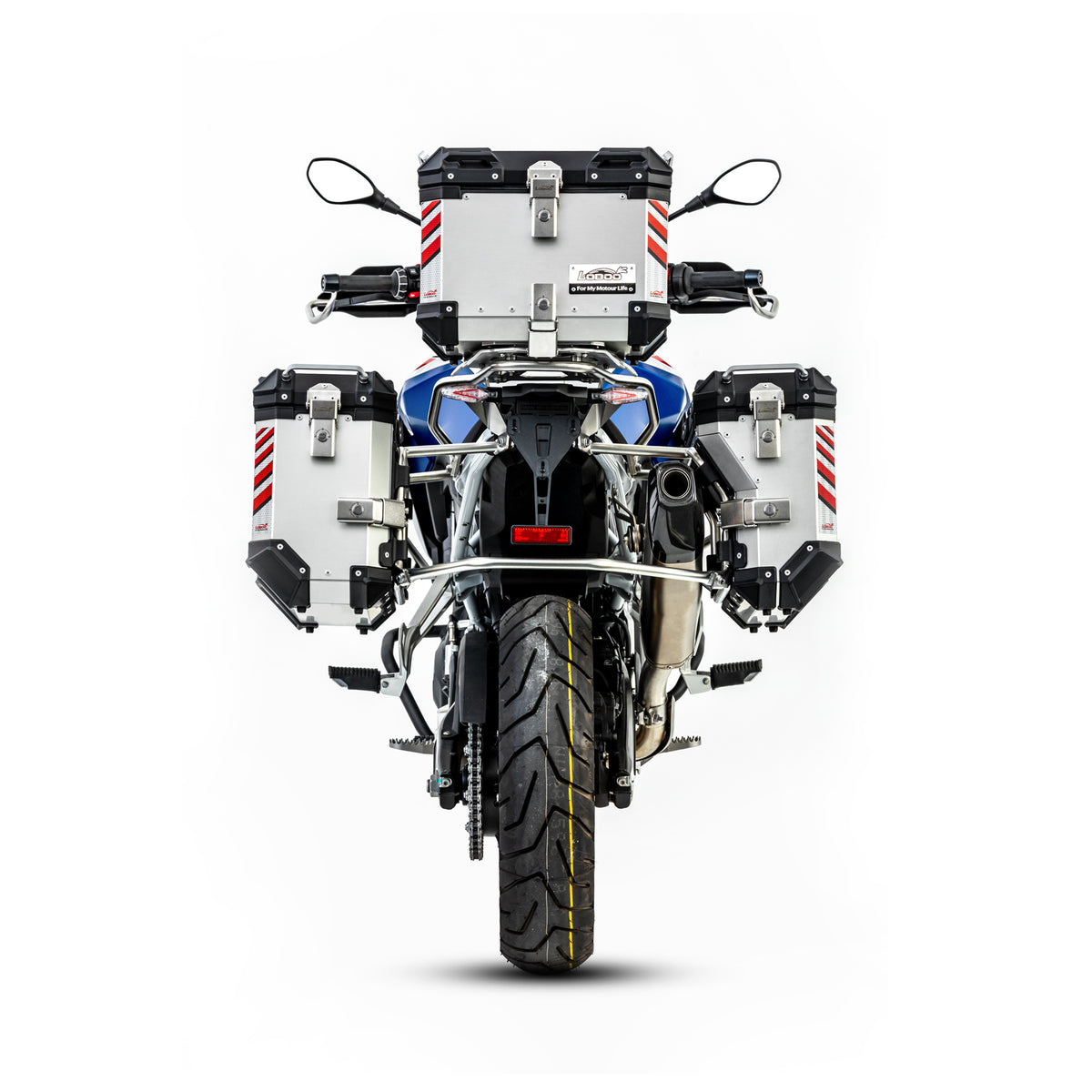 Valigie Laterali e Bauletto della Serie PIKE TRACKER - APRILIA TUAREG660