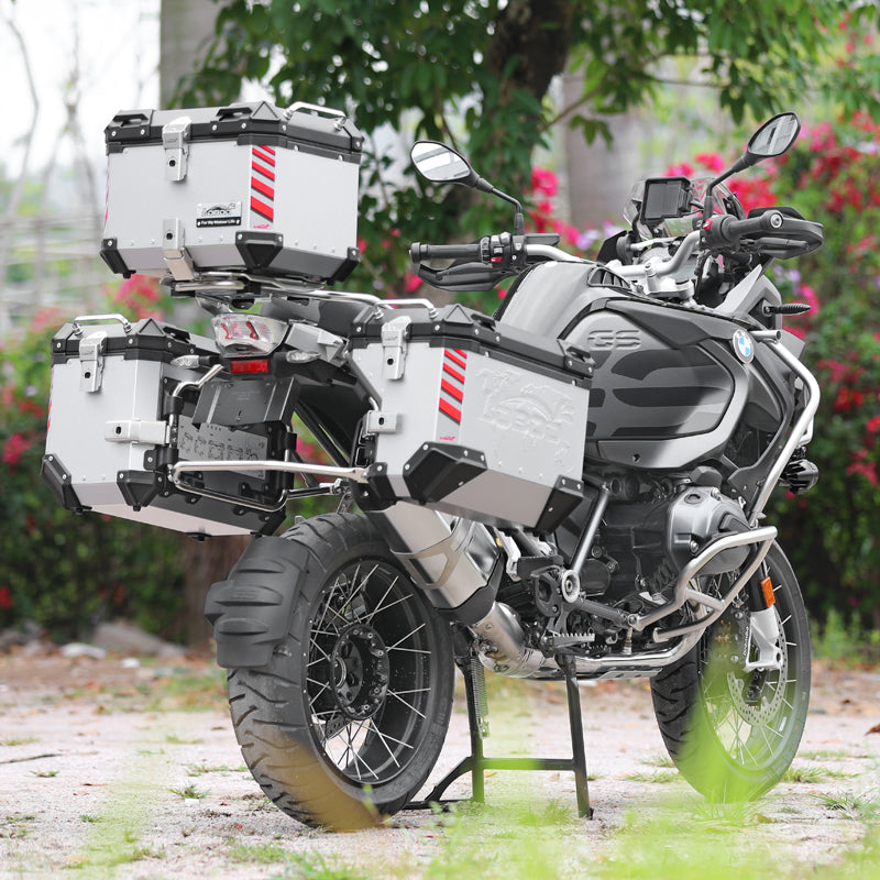 PIKE TRACKER Series Side Cases & Top Case | 45L+38L Side / 45L Top | Fits BMW F/R Series & KTM Adventure