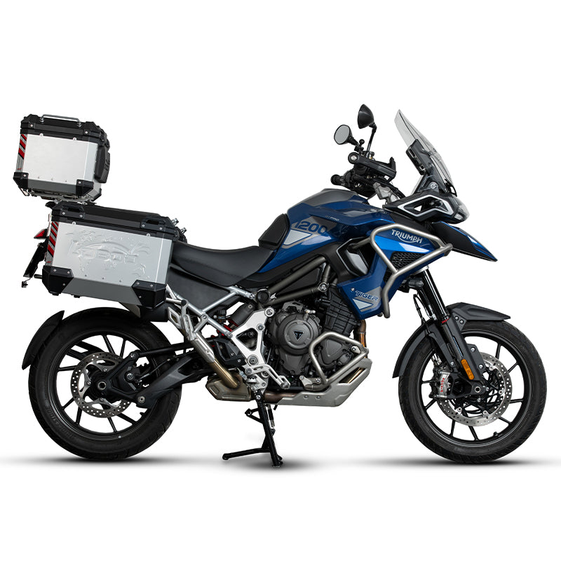 Valises latérales et top case de la série PIKE TRACKER - TRIUMPH Tiger 1200 GT PRO (2023- )