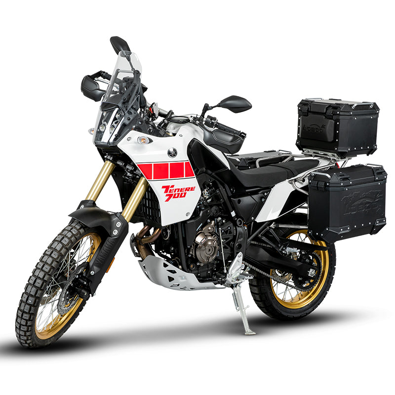 Yamaha Tenere 700 Side Case Rack | LOBOO JP871B | Fits P35L-BK P30R-BK P35L-SL P30R-SL & Wanderer BCB3040TBK