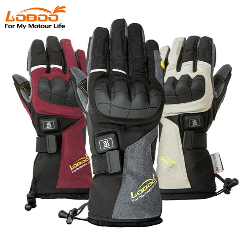 Guantes eléctricos calefactables para motocicleta de conducción
