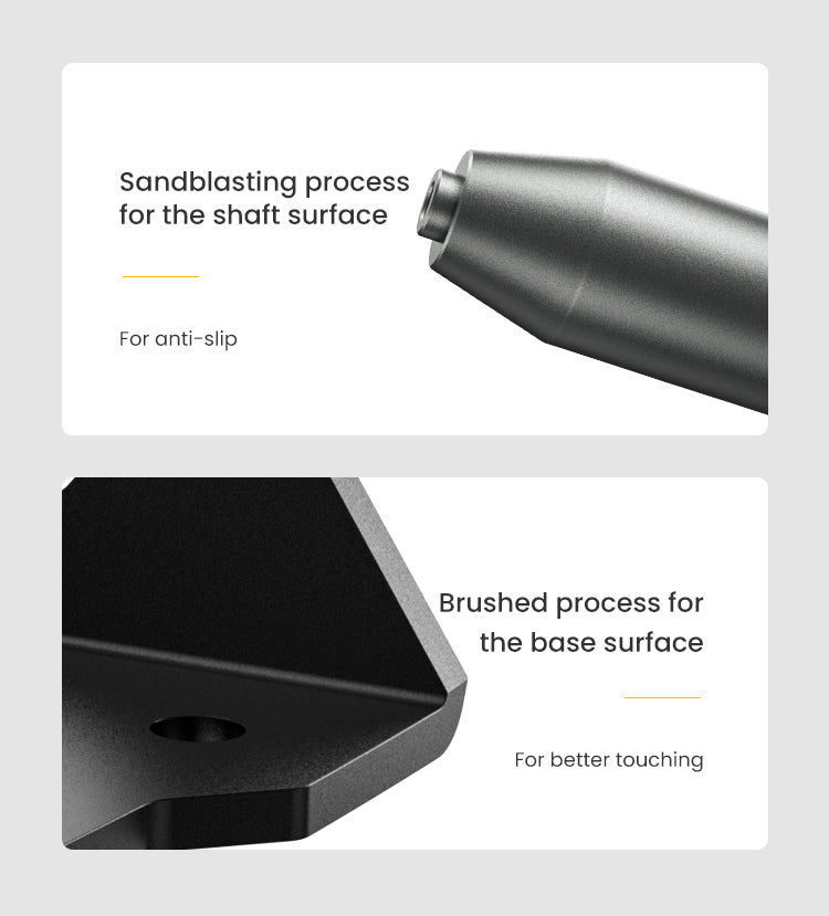 Brushed process for the base surface