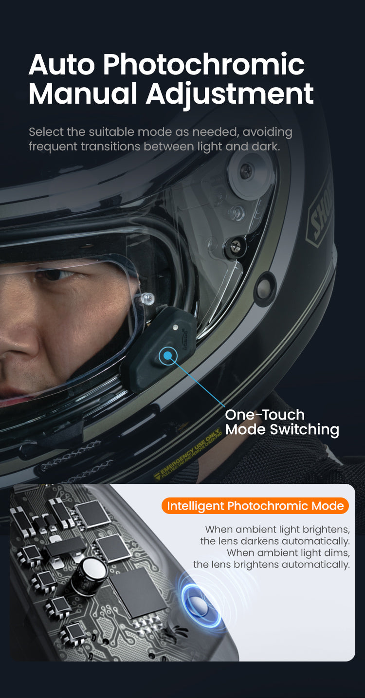 Auto Photochromic Manual Adjustment