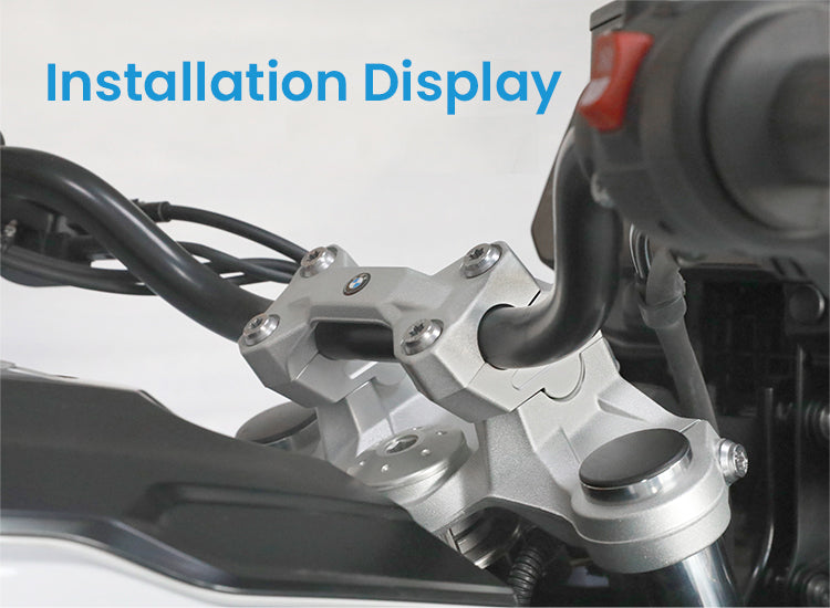 LOBOO Bar Risers for BMW F800GS (2025+) & F750GS - Offset Kit