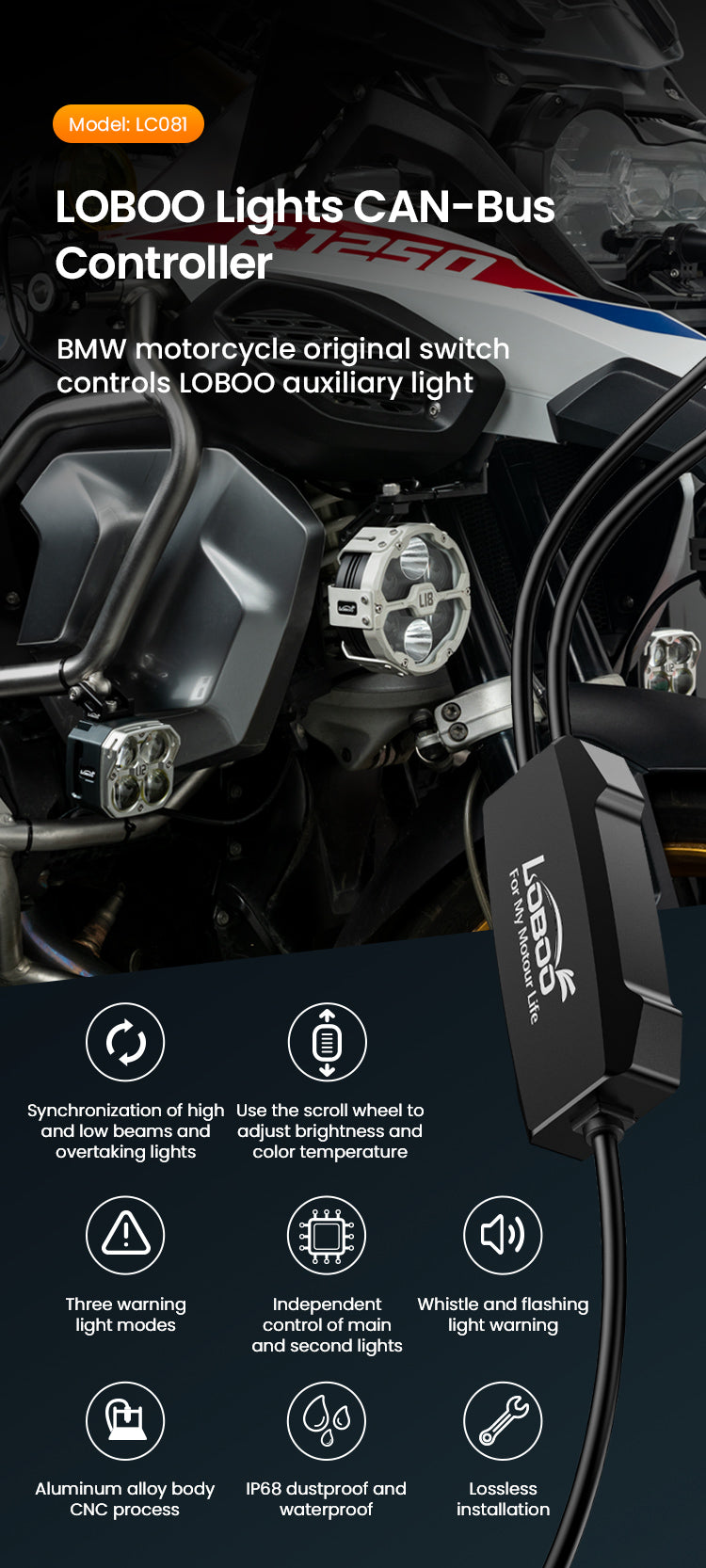 LOBOO Lights CAN-Bus Controller