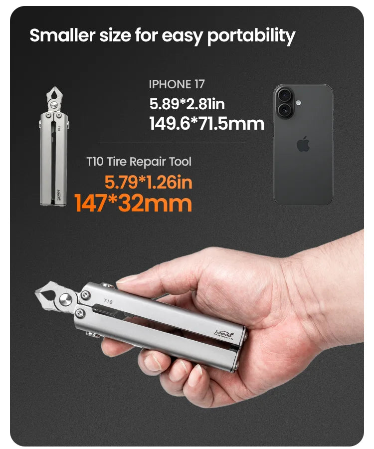 Smaller size for easy portability