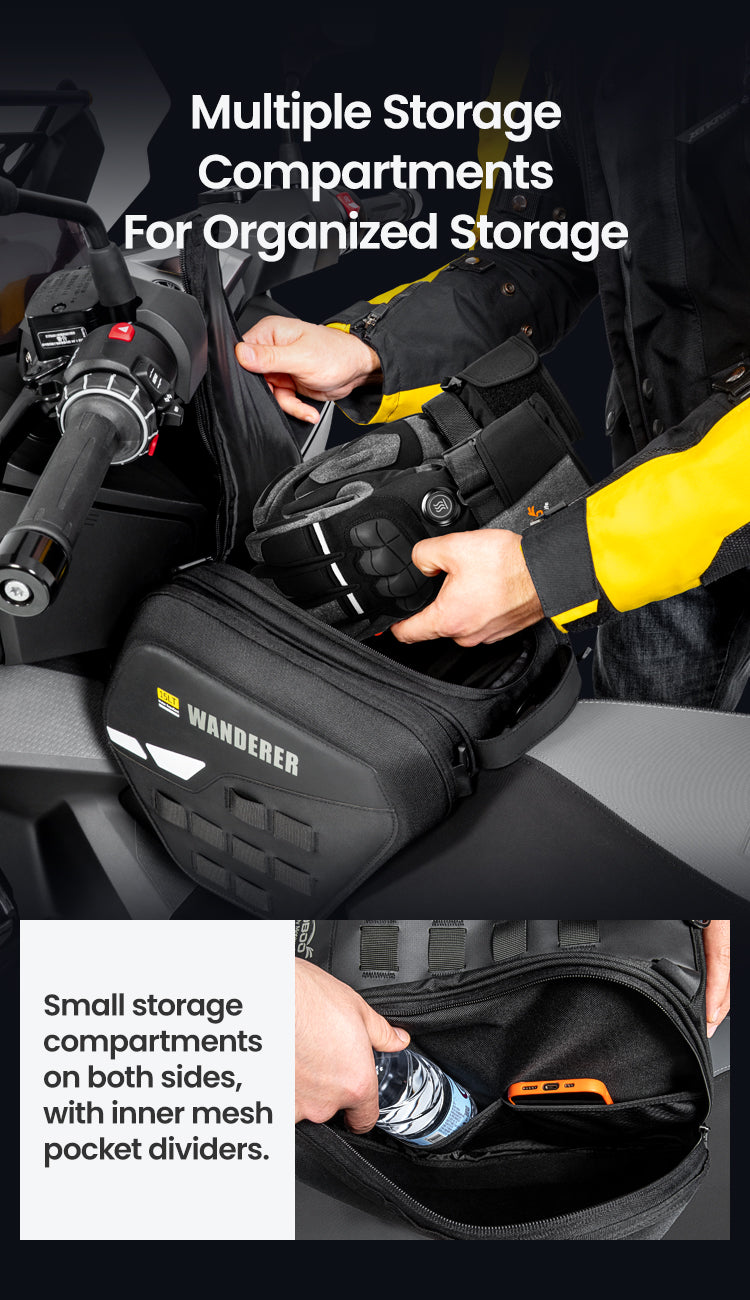 Multiple Storage Compartments For Organized Storage