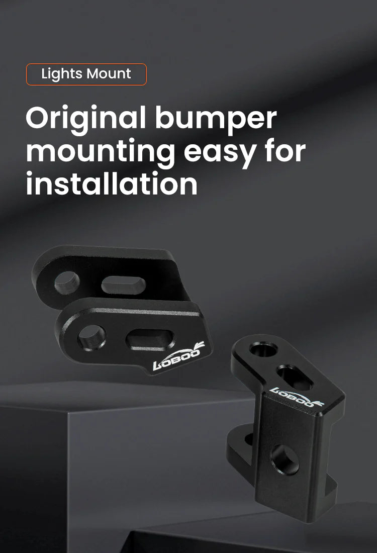 Original bumper mounting easy for installation