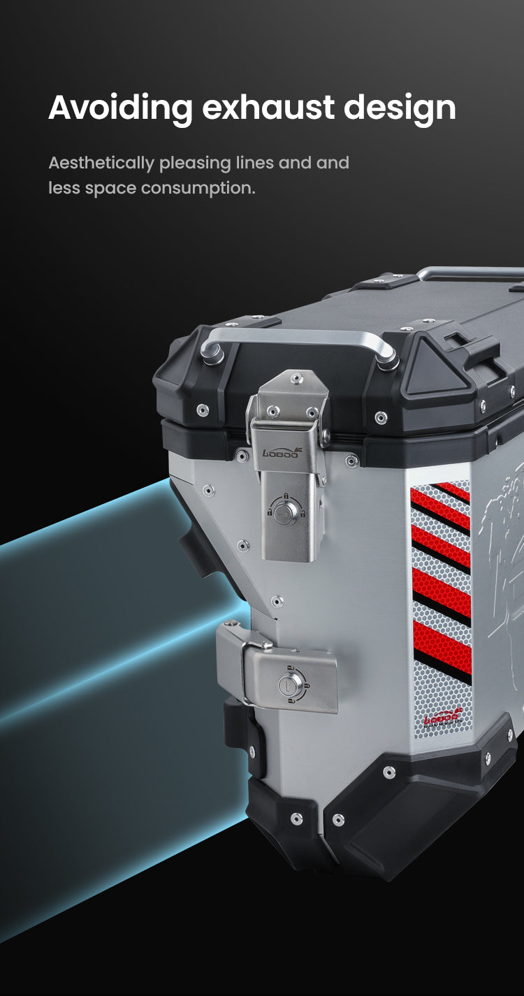 Right-Side Case, Exhaust Pipe Clearance Design
